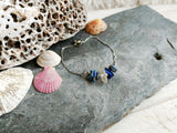 Sea Glass and Lapis Lazuli Bracelet