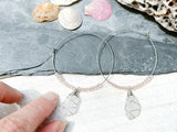 Sea Glass Hoop Earrings