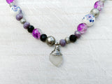 Beaded Sea Glass Necklace