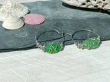 Sea Glass Hoop Earrings