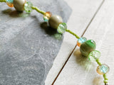 Beaded Sea Glass Necklace